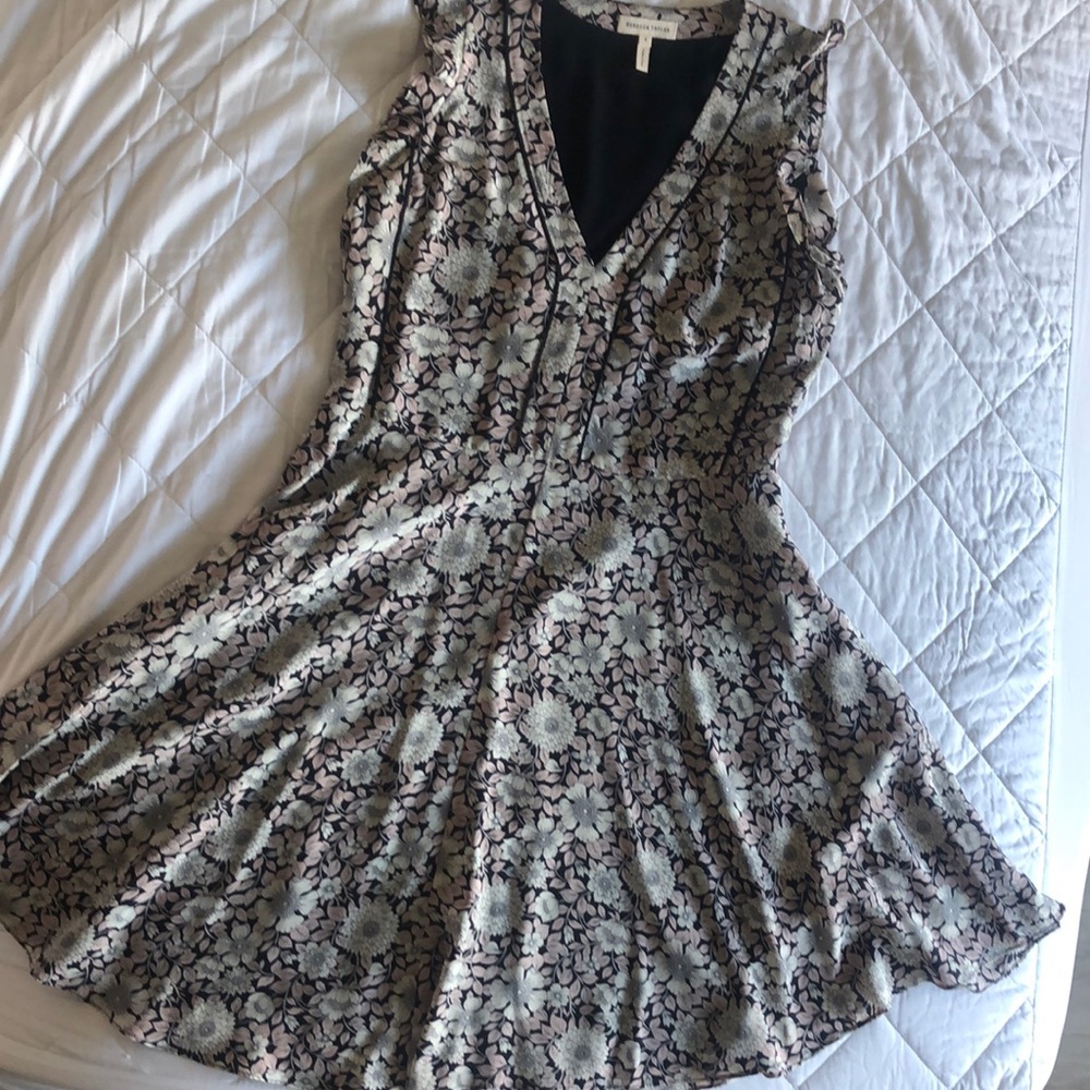 Rebecca Taylor flirty floral dress.